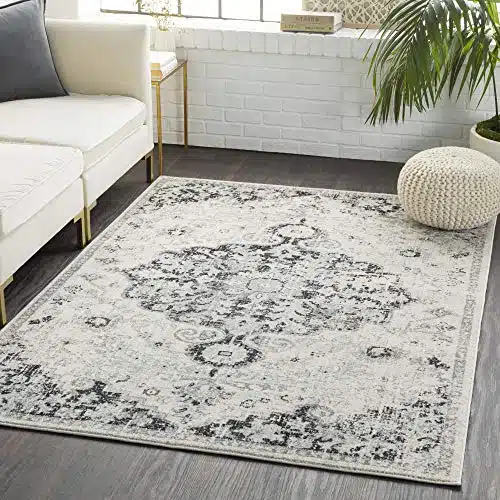 Artistic Weavers Odelia Vintage Bohemian Area Rug,5’3″ x 7’3″,Black